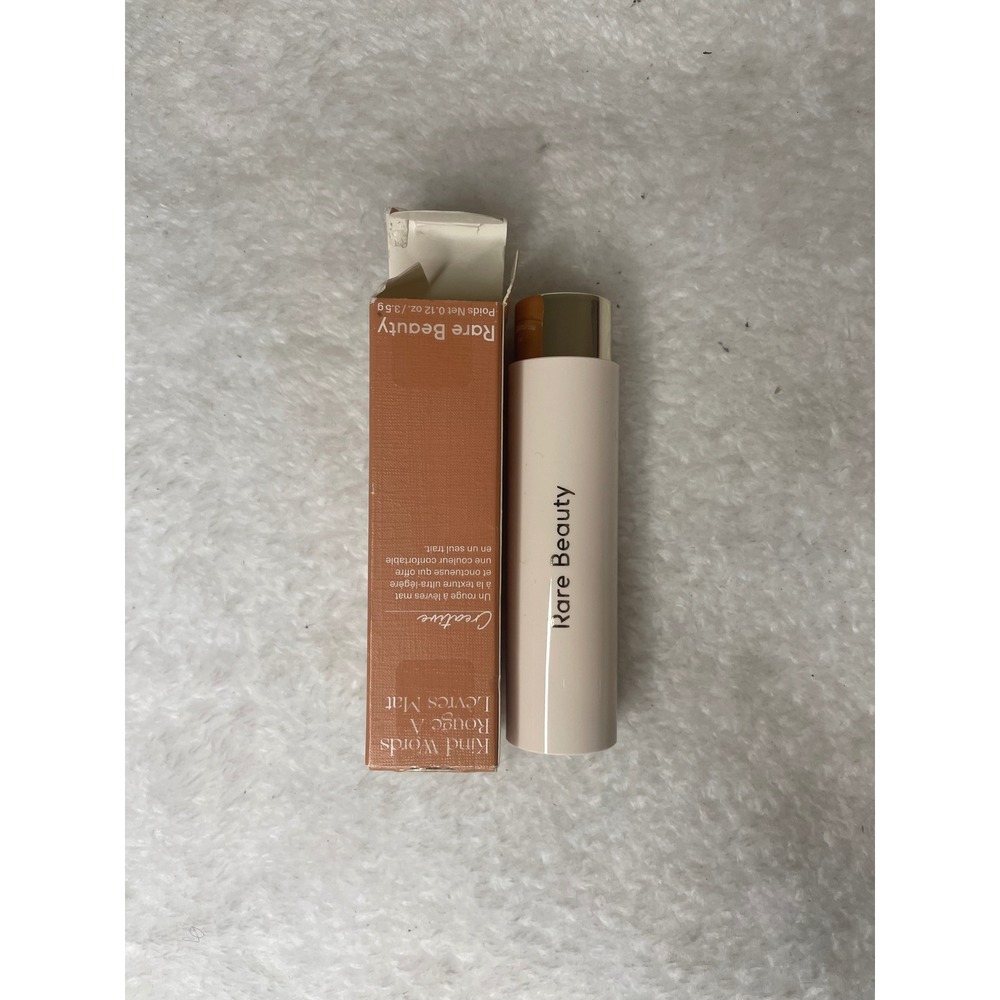 Rare Beauty Kind Words Matte‎ Lipstick Creative Muted Peach Nude 0.12oz 3.5g NIB